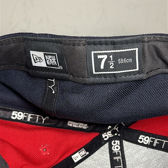 New Era Gonzaga Navy and Red Fitted Cap - Picture 8 of 9